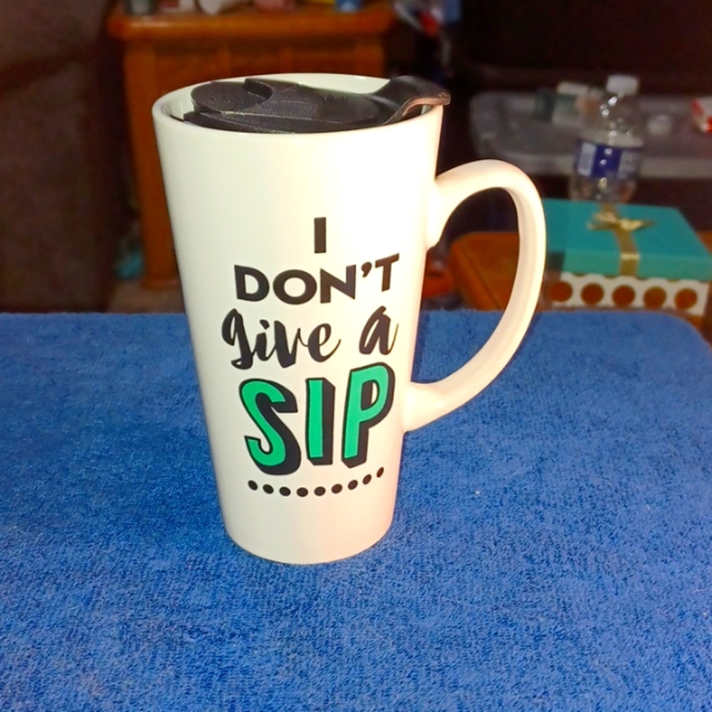 16 oz Coffee Mug with saying